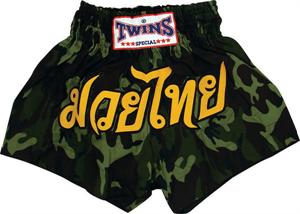 Twins Thai Style Trunks Army Camo